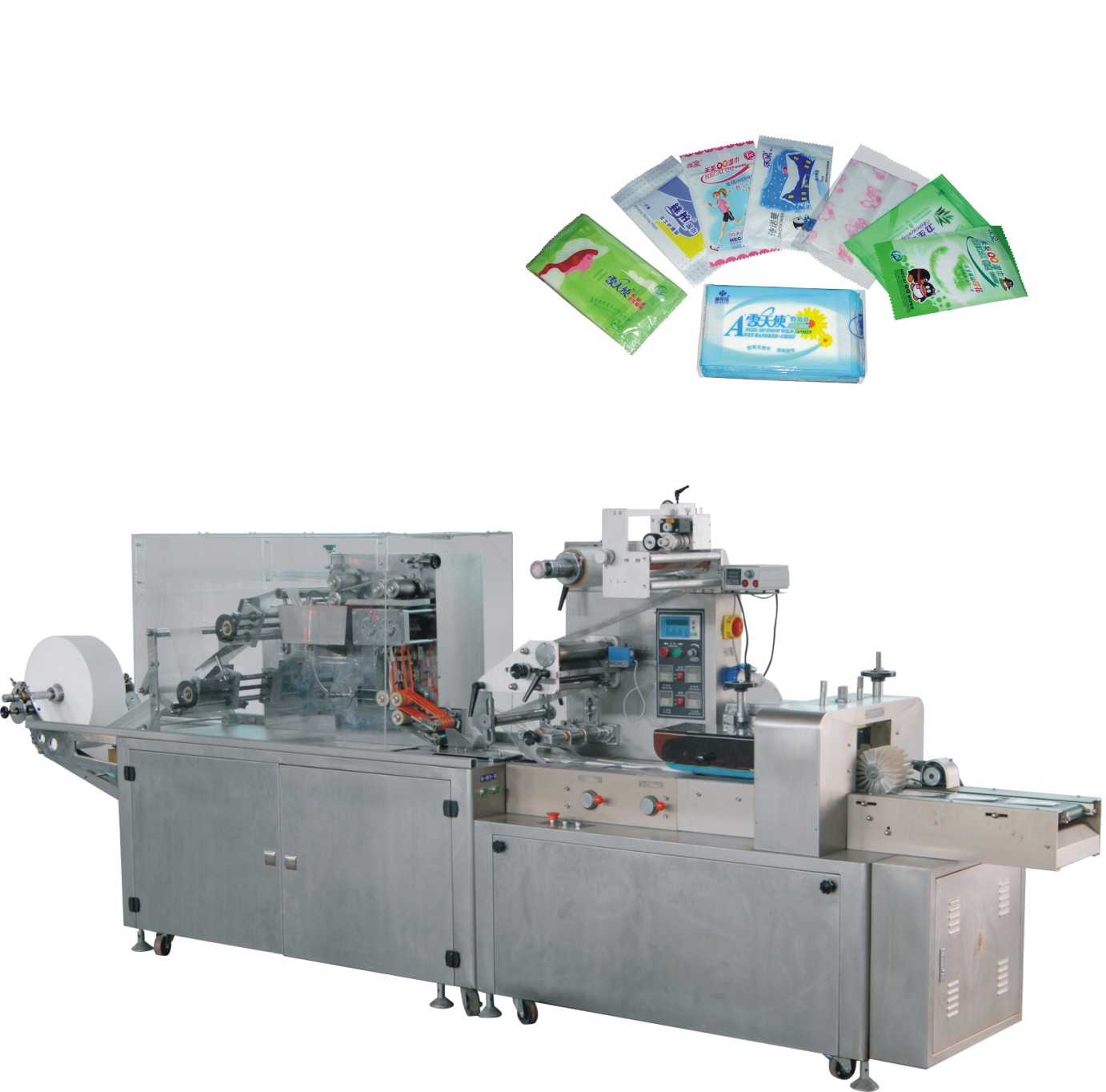 JY-B350 Auto-matic Wet Wipe Packaging Machine