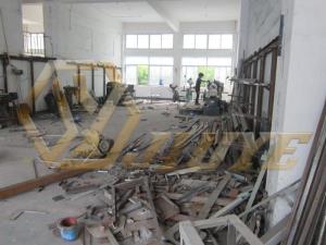 The corner machining